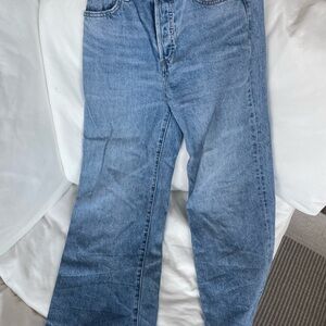 Denim forum Farrah high rise wide leg 28L size 26